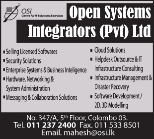 Open Systems Integrators (Pvt) Ltd