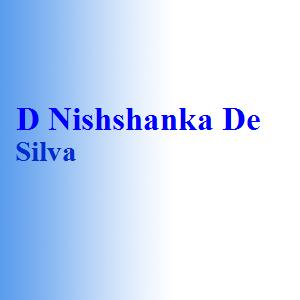 D Nishshanka De Silva