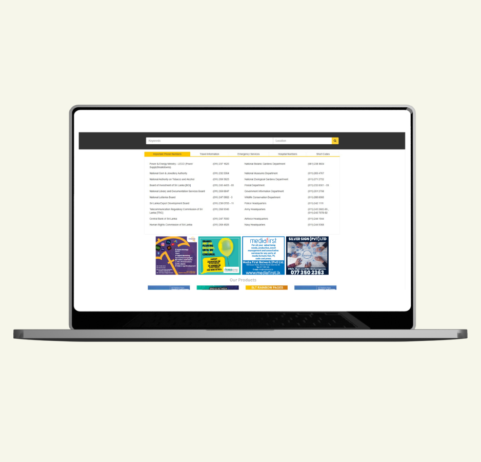 Home Page Bottom Banners (First Row)
